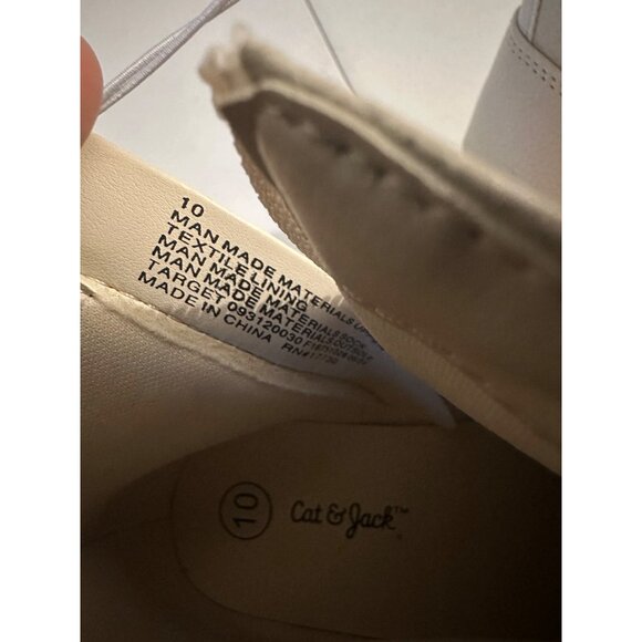 Cat & Jack Toddler Girls Evie Strap Buckle Boots Cream size 10T NWT - Picture 8 of 8